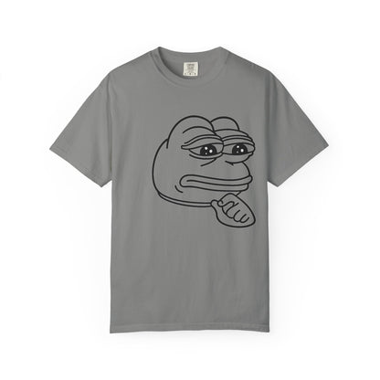 Thoughtful Pepe Unisex T-Shirt, Funny Graphic Tee, Gift for Friends, Casual Wear, Meme Inspired Fashion