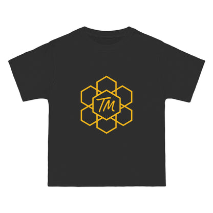 Trench Merch Short-Sleeve T-Shirt with Hexagon Design, Casual Tee for Every Day, Graphic Shirt for Gifts, Summer Wear, Unisex Apparel