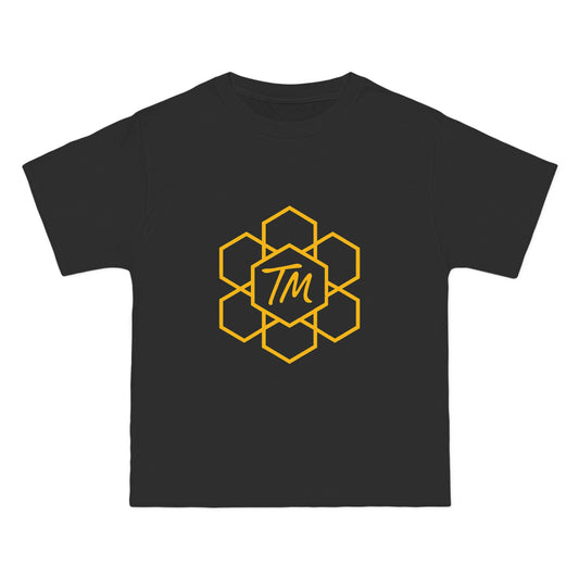 Trench Merch Short-Sleeve T-Shirt with Hexagon Design, Casual Tee for Every Day, Graphic Shirt for Gifts, Summer Wear, Unisex Apparel