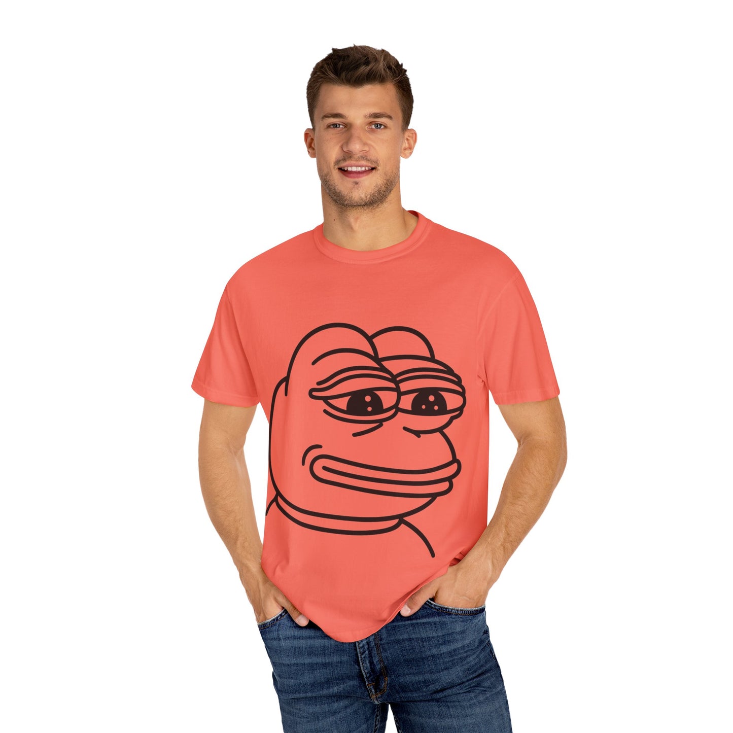 Pepe Meme Unisex T-Shirt | Funny Graphic Tee for Casual Wear, Gift for Friends, Humor Apparel, Meme Lover's Shirt, Streetwear