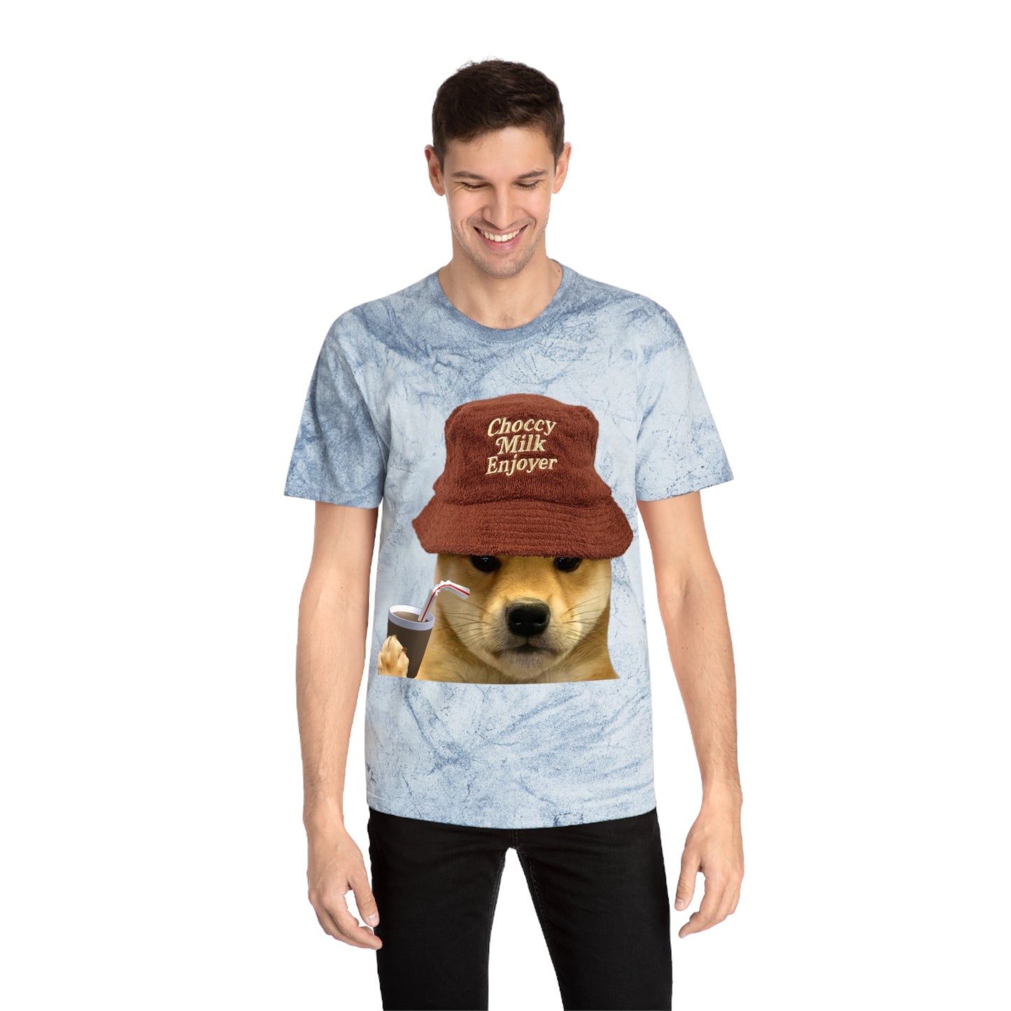 WIF Choccy Milk Enjoyer T-Shirt | Unisex Color Blast Tee | Fun Graphic Tee | Casual Wear | Gift for Dog Lovers | Summer Essentials