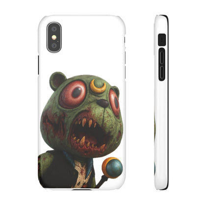 4NBT Zombie Bear Phone Case, Horror Snap Case, Cute but Spooky Accessory, Gift for Halloween, Unique Phone Cover