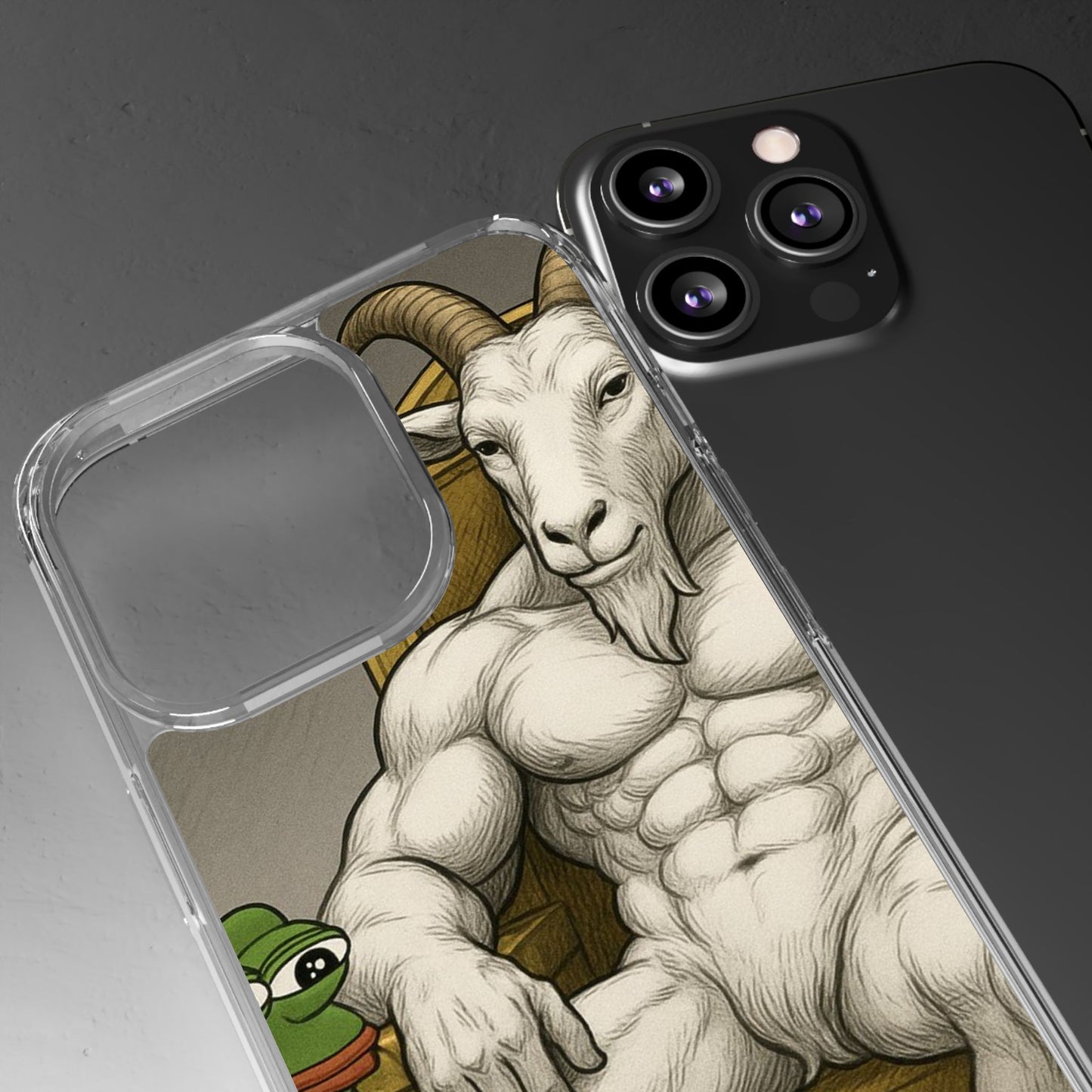 Whimsical Clear Phone Cases with Goat Design - Perfect Gift for Animal Lovers, Unique Phone Accessories, Fun Cell Phone Cases, Quirky [...]