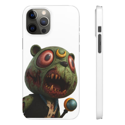 4NBT Zombie Bear Phone Case, Horror Snap Case, Cute but Spooky Accessory, Gift for Halloween, Unique Phone Cover