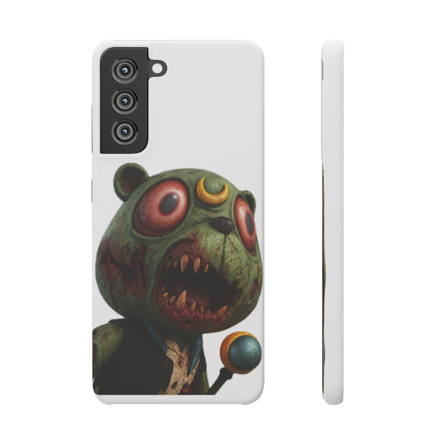 4NBT Zombie Bear Phone Case, Horror Snap Case, Cute but Spooky Accessory, Gift for Halloween, Unique Phone Cover