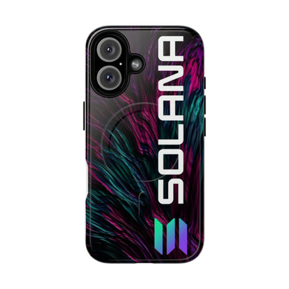 Solana Tough Magnetic Phone Case | Stylish Protection, Unique Art, Gift for Tech Lovers, Phone Accessory, Modern Design