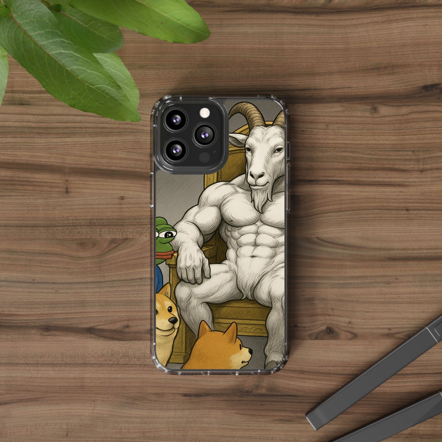 Whimsical Clear Phone Cases with Goat Design - Perfect Gift for Animal Lovers, Unique Phone Accessories, Fun Cell Phone Cases, Quirky [...]