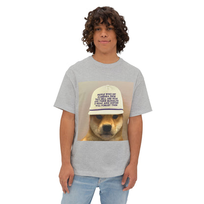 WIF Humorous Dog-Themed Oversized Tee, Casual Graphic Shirt, Gift for Pet Lovers, Funny T-Shirt, Unisex Boxy Tee