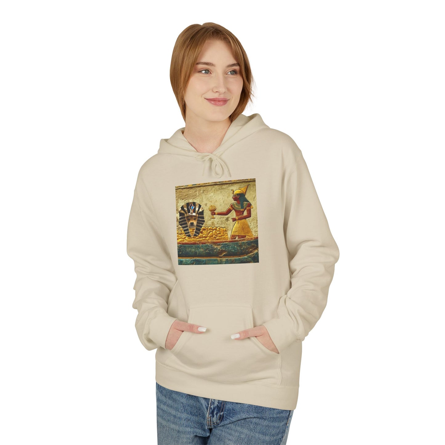WIF Art Hoodie, Cozy Fleece Pullover for Art Lovers, Unique Gift for Creative Souls, Perfect for Casual Wear, Art-Inspired Fashion