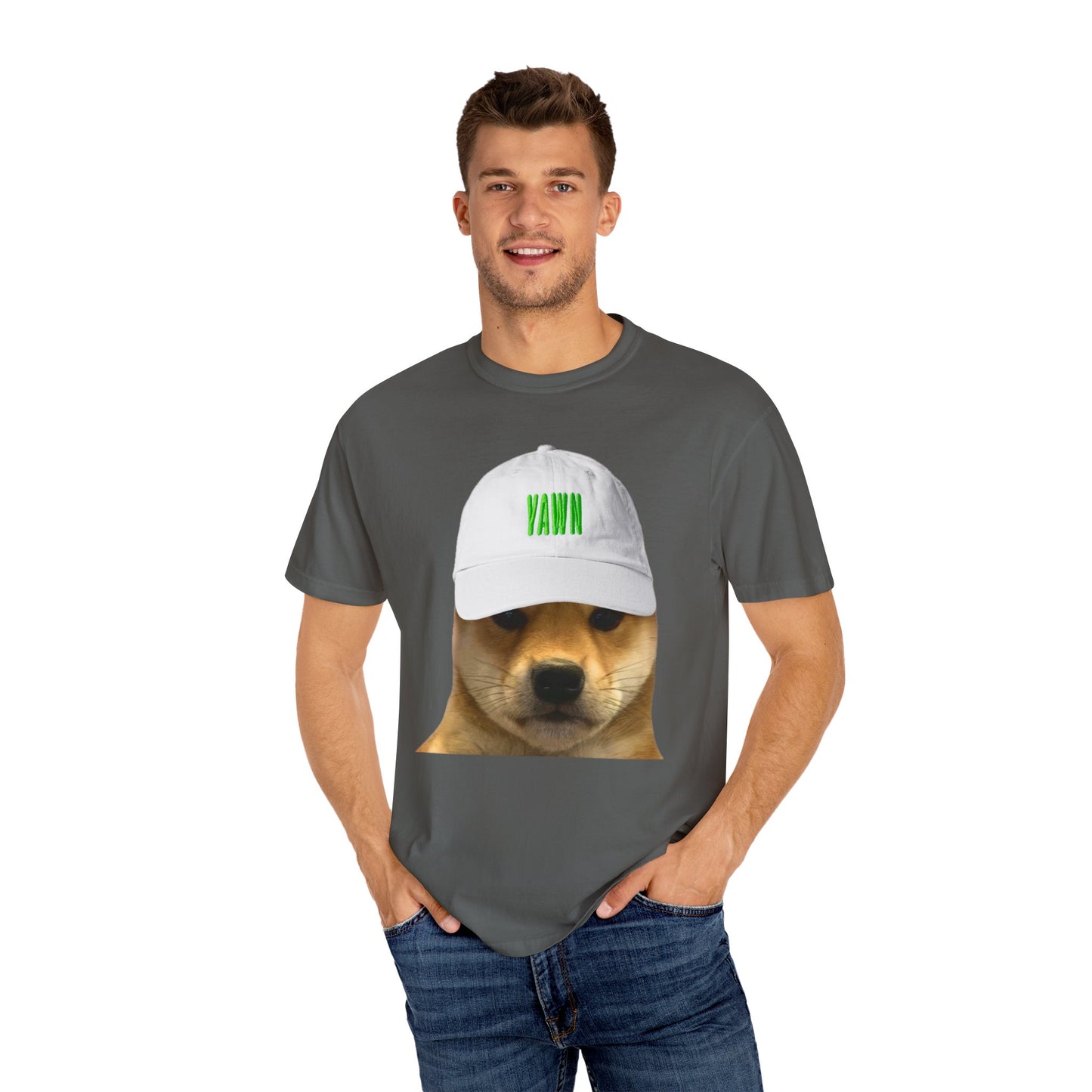 Unisex WIF Yawn T-Shirt | Funny Pet Lover Tee | Casual Wear | Gift for Dog Owners | Animal Humor Apparel | Quirky Fashion