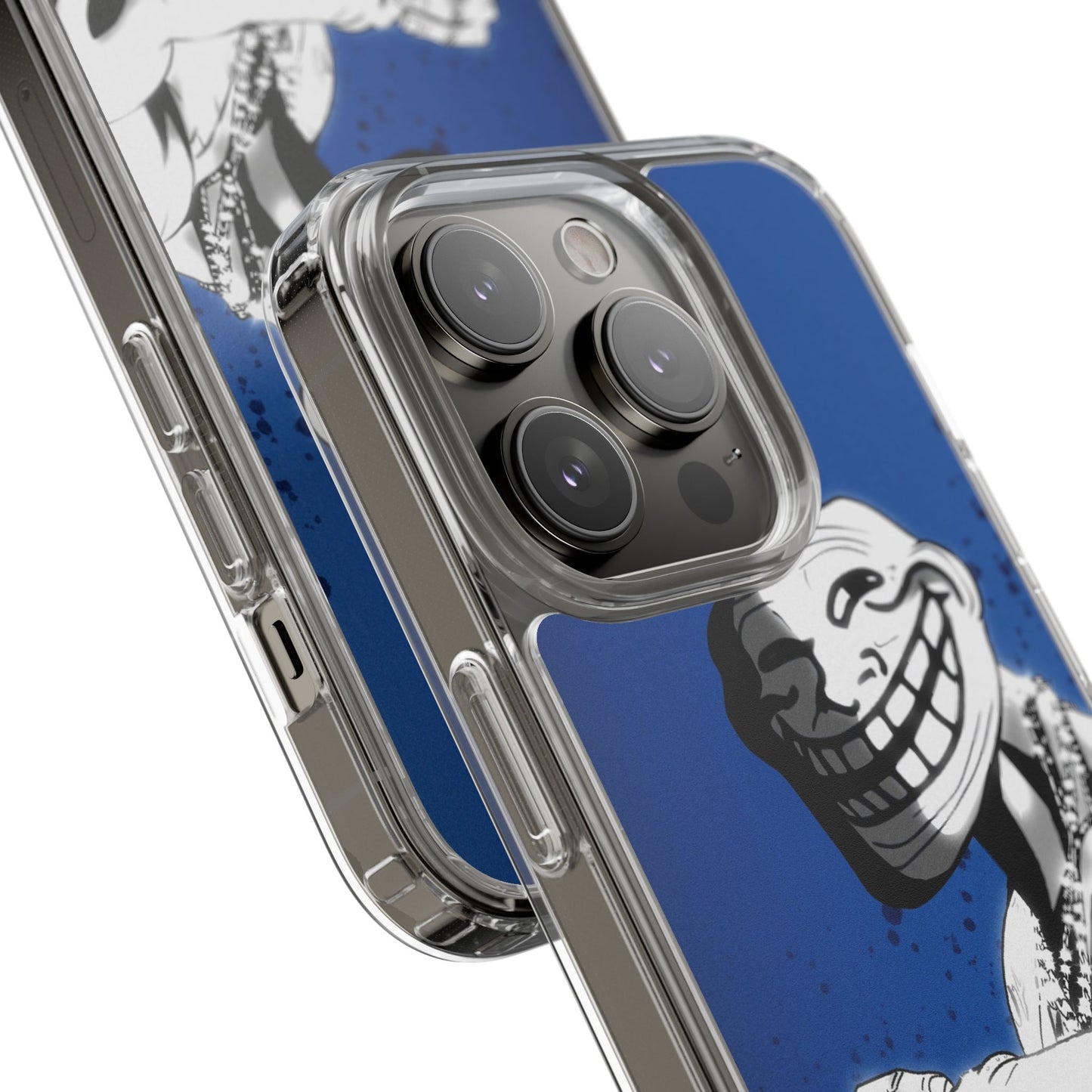 TROLL Clear Cases with Bold Graphic Design, Awesome Phone Accessories, Unique Gifts, Cartoon Phone Covers, Trendy Tech Gear
