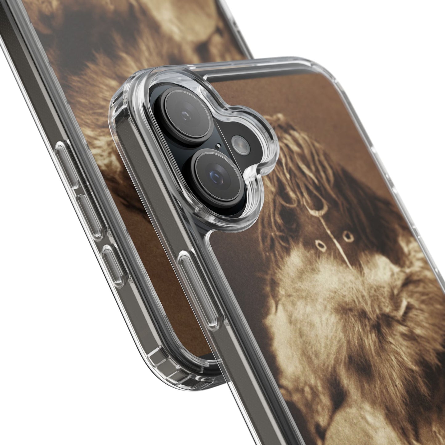 Yei Vintage Art Phone Case, Clear Case, Unique Gift for Art Lovers, Bohemian Style, Customizable Phone Cover, Trendy Accessories