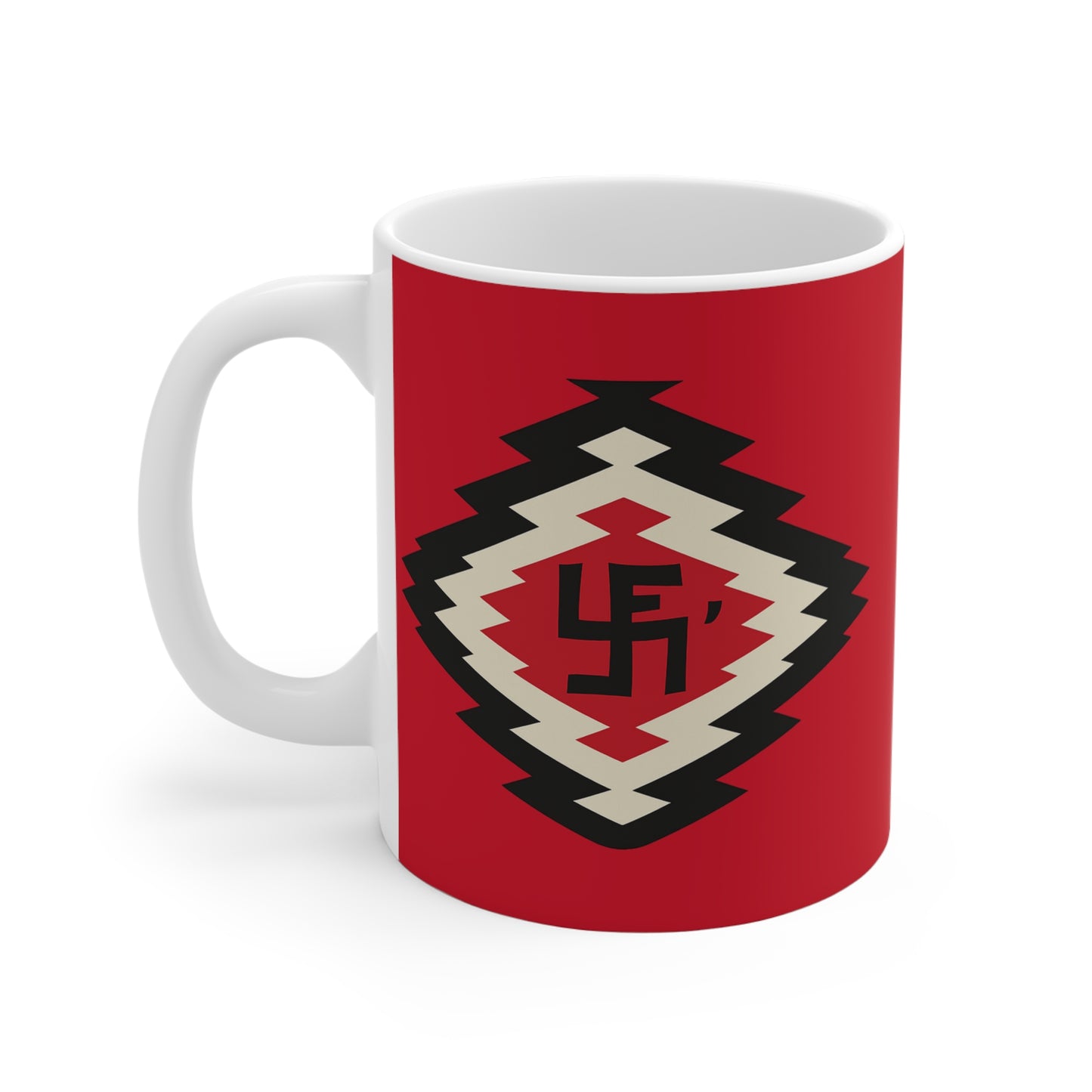 Ye-I Whirling Log Inspired 11oz Mug - Unique Gift for Coffee Lovers, Home Decor, Kitchenware, Boho Style, Collectible Drinkware