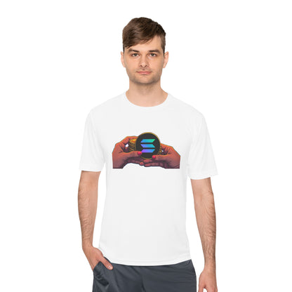 Unisex Moisture Wicking Tee featuring SOLANA & YZY designs, Perfect for Athletes, Casual Wear, Fitness Goals, Everyday Use, Sports Events