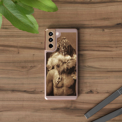 Yei Vintage Art Phone Case, Clear Case, Unique Gift for Art Lovers, Bohemian Style, Customizable Phone Cover, Trendy Accessories