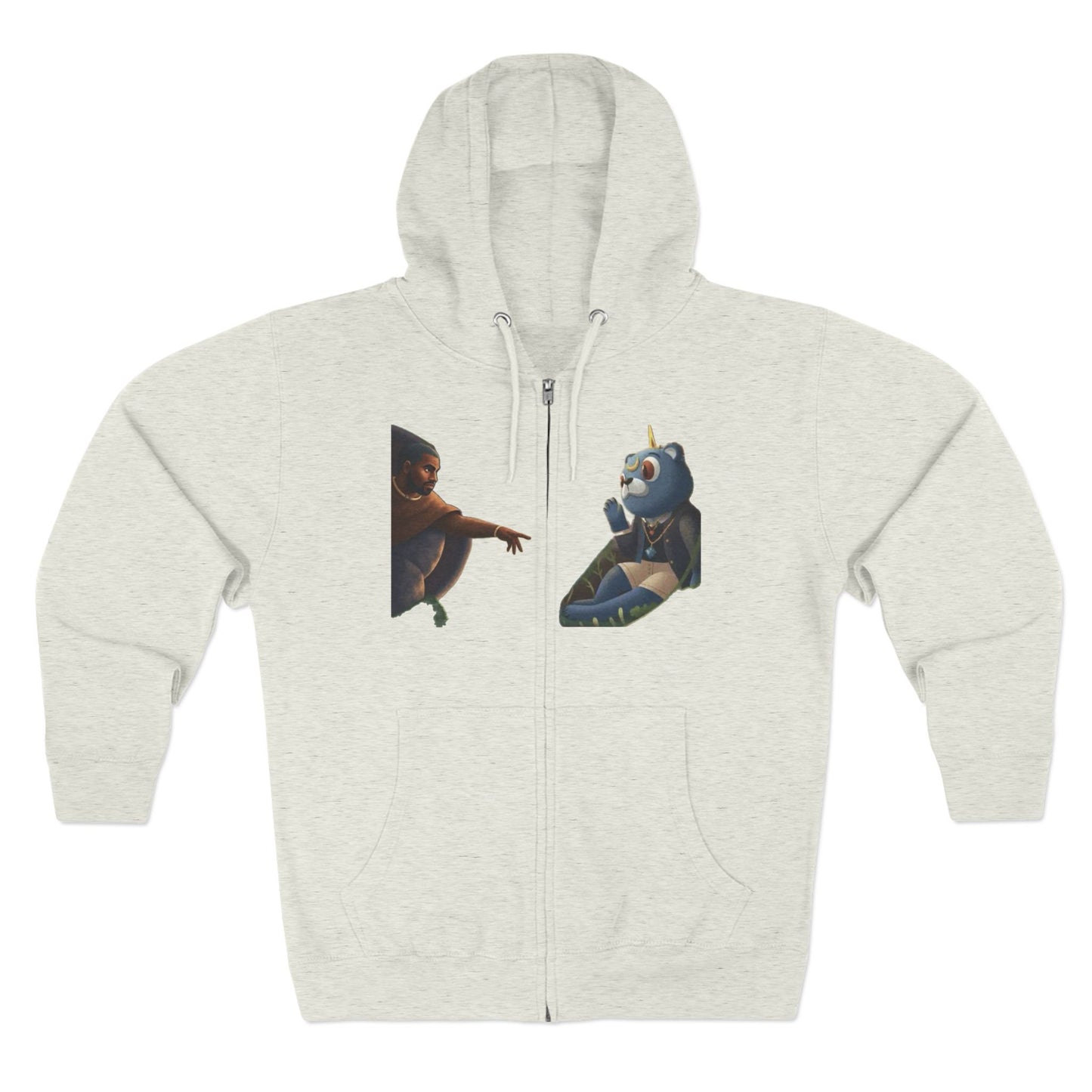 4NBT Unisex Graphic Zip Hoodie with Unique Designs, Cozy Casual Wear, Perfect Gift for Friends, Streetwear Essentials, Unisex Fashion Item