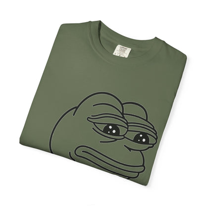 Thoughtful Pepe Unisex T-Shirt, Funny Graphic Tee, Gift for Friends, Casual Wear, Meme Inspired Fashion