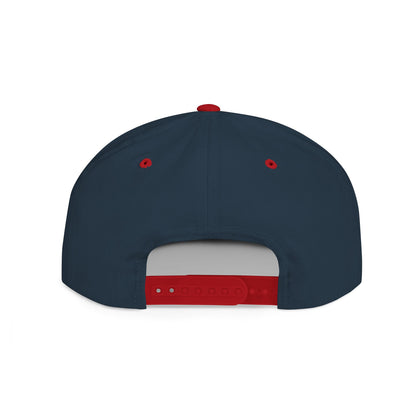 GIGA Zen Meditation Flat Bill Snapback Hat, Mindfulness Cap, Yoga Headwear, Gift for Him/Her, Casual Everyday Wear, Stylish Accessory