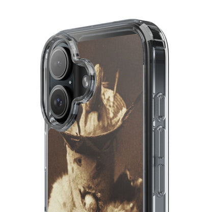 Yei Vintage Cat Photography Phone Case, Clear Cases, Unique Gift for Cat Lovers, Phone Accessory, Stylish Tech Gear, Animal Art