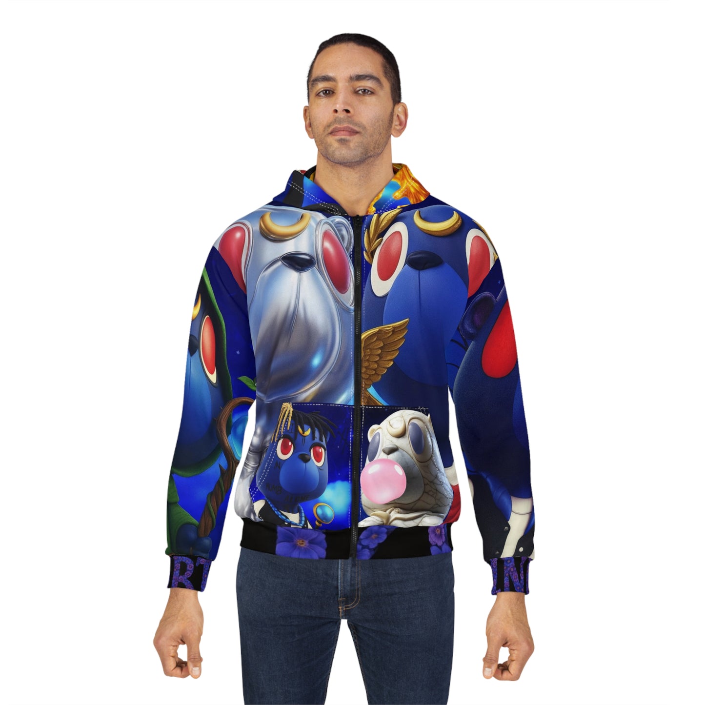 4NBT Cosmic Fantasy Unisex Zip Hoodie, Colorful AOP Hooded Sweatshirt, Unique Graphic Pullover for Anime Lovers, Gift for Birthdays, [...]