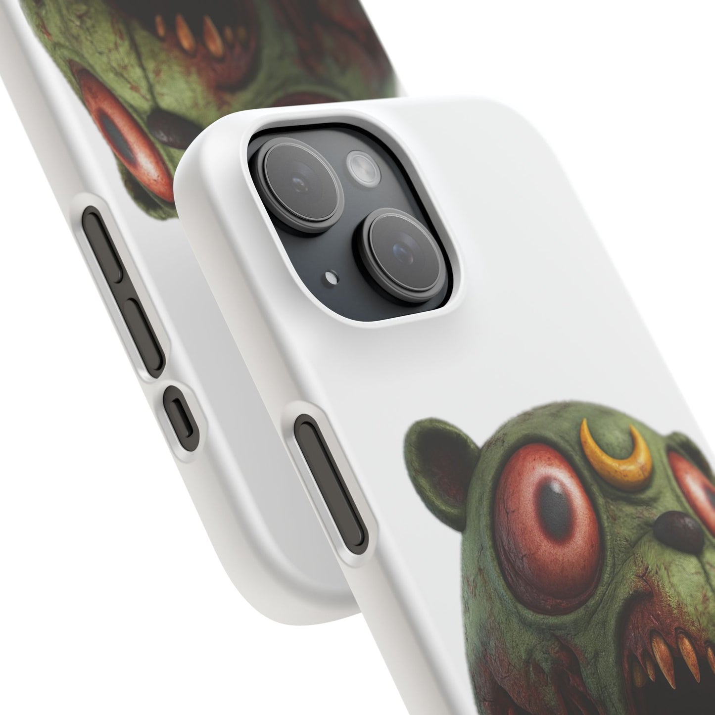 4NBT Zombie Bear Phone Case, Horror Snap Case, Cute but Spooky Accessory, Gift for Halloween, Unique Phone Cover