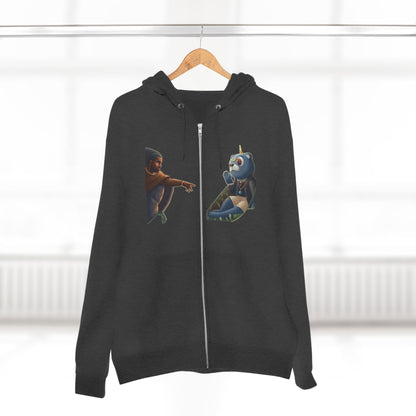 4NBT Unisex Graphic Zip Hoodie with Unique Designs, Cozy Casual Wear, Perfect Gift for Friends, Streetwear Essentials, Unisex Fashion Item