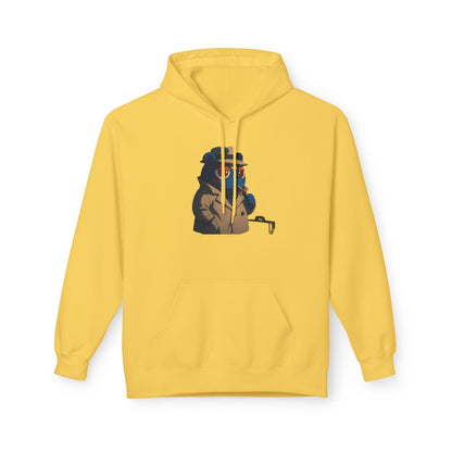 4NBT Fleece Hoodie with Fun Graphic, Cool Streetwear, Unisex Apparel, Unique Gift for Gamers, Trendy Layering Piece