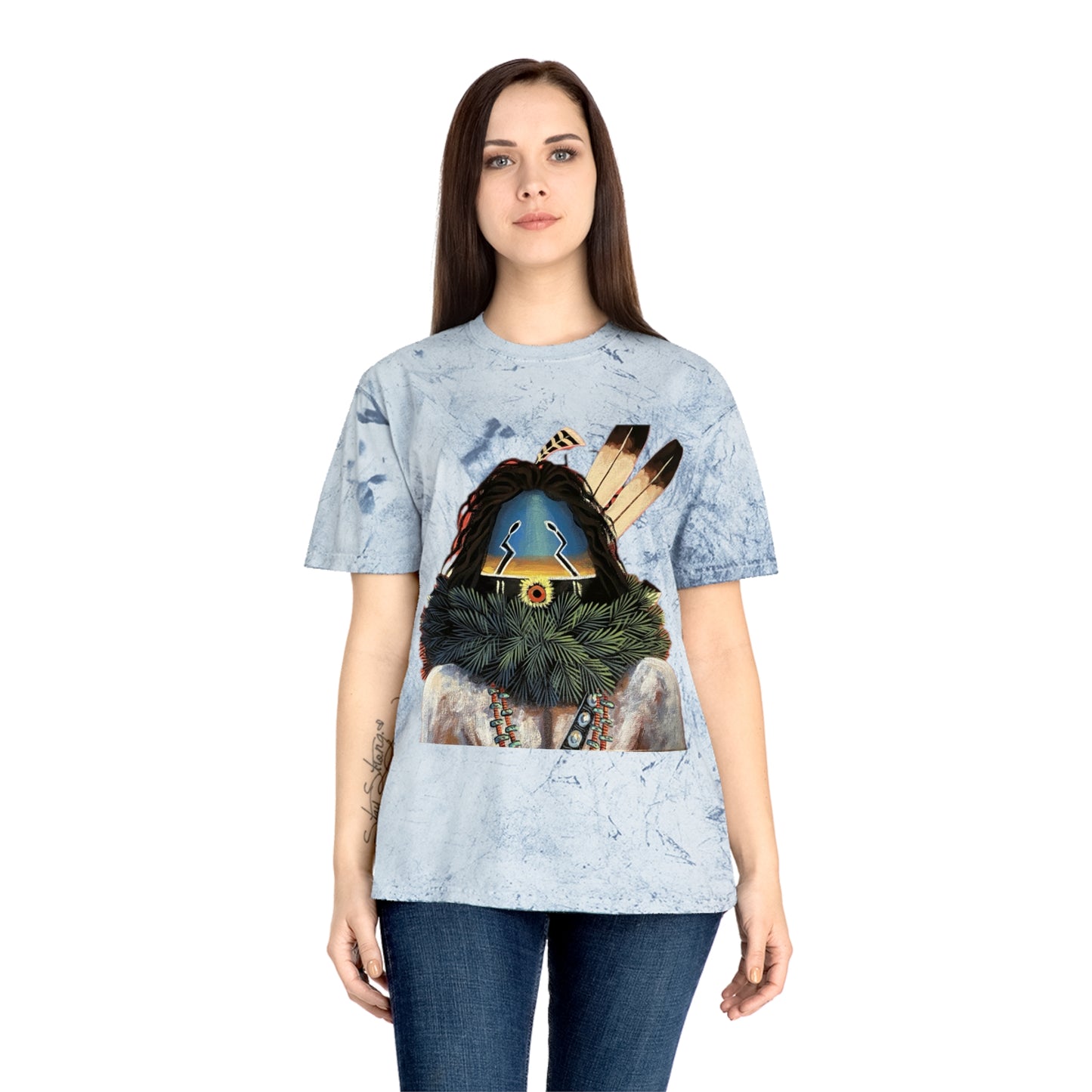 Vibrant Yei T-Shirt, Artistic Tee, Unisex Color Blast Shirt, Festival Fashion, Eco-Friendly T-Shirt, Unique Graphic Tee