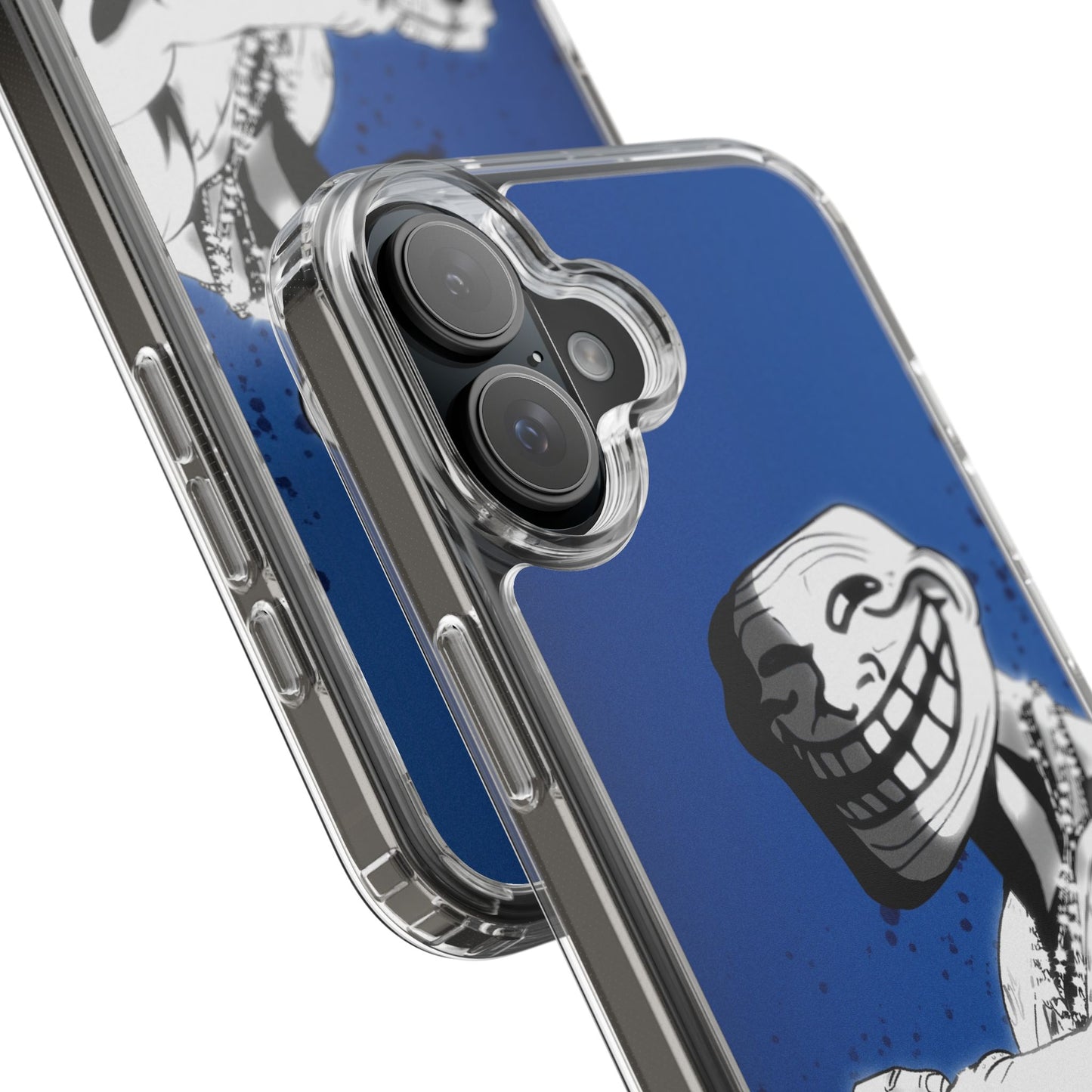 TROLL Clear Cases with Bold Graphic Design, Awesome Phone Accessories, Unique Gifts, Cartoon Phone Covers, Trendy Tech Gear
