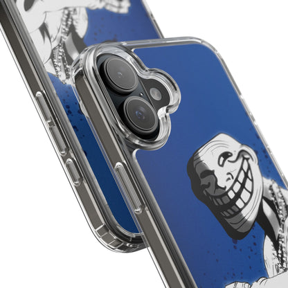TROLL Clear Cases with Bold Graphic Design, Awesome Phone Accessories, Unique Gifts, Cartoon Phone Covers, Trendy Tech Gear