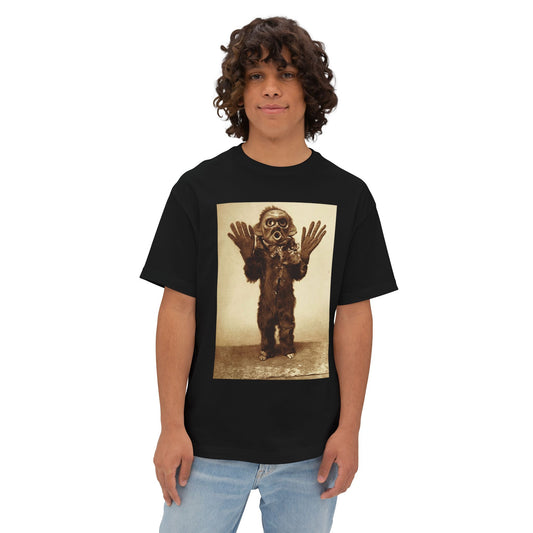Yei Vintage-Inspired Unisex Oversized Boxy Tee, Unique Graphic T-Shirt, Casual Wear, Gifts for Him and Her, Nostalgic Style, Everyday Comfort