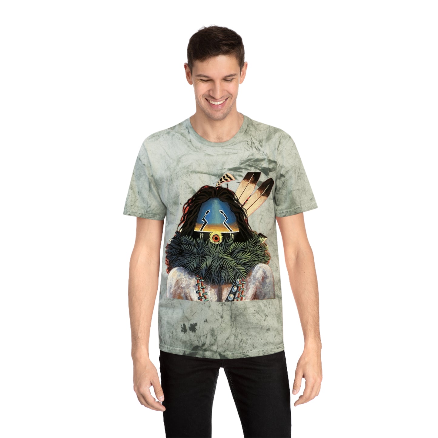 Vibrant Yei T-Shirt, Artistic Tee, Unisex Color Blast Shirt, Festival Fashion, Eco-Friendly T-Shirt, Unique Graphic Tee