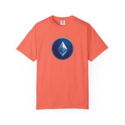 Ethereum Graphic T-Shirt, Unisex Casual Tee, Blockchain Apparel, Gamer Shirt, Crypto Gift, Stylish Streetwear