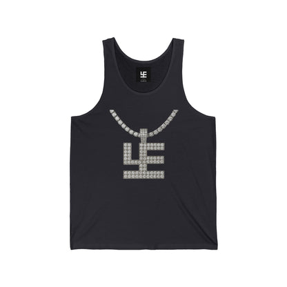 Swasticoin Stylish Unisex Jersey Tank | Casual Summer Wear, Festival Outfit, Graphic Tee for Beach Days, Music Events, Workout Gear