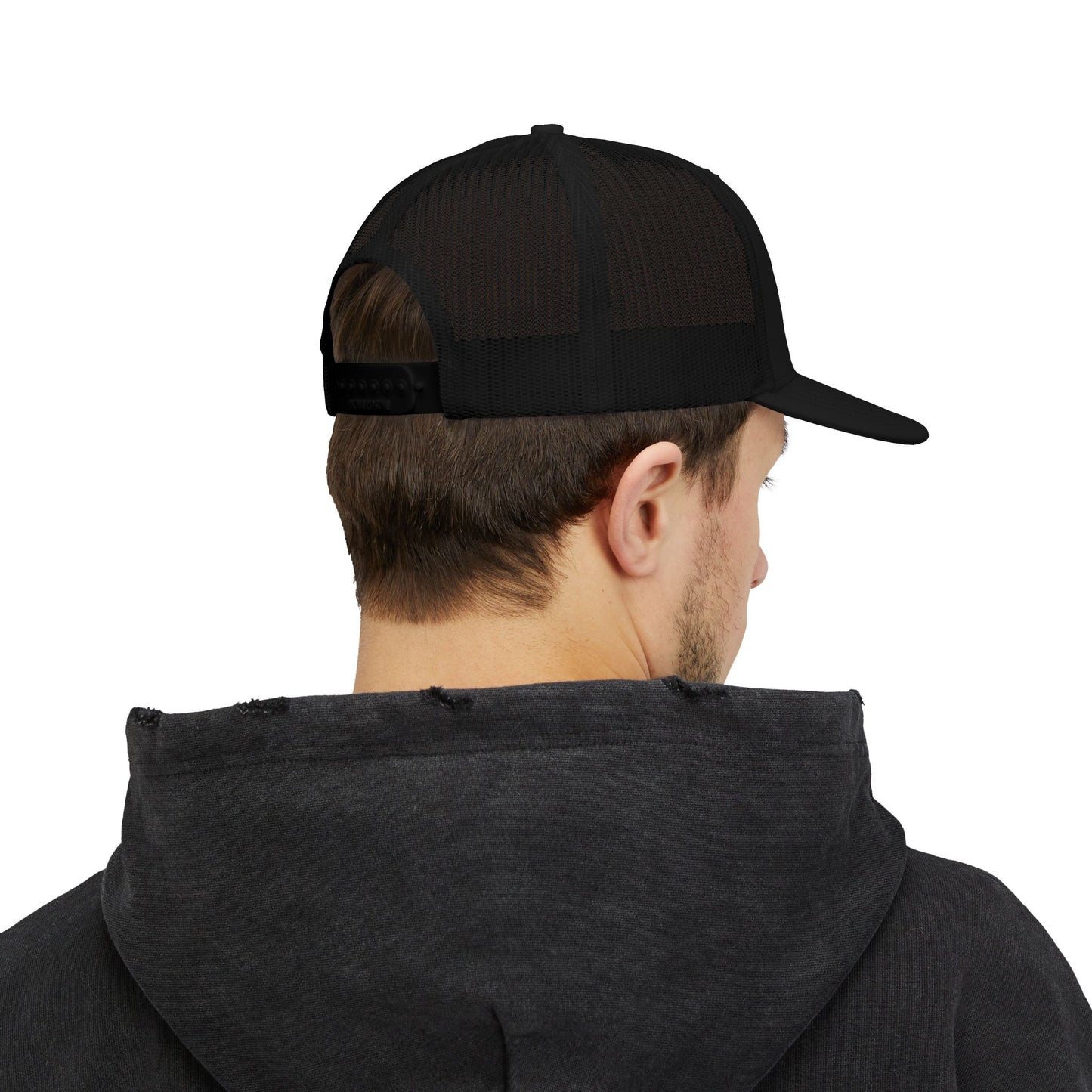 Swasticoin Stylish Embroidered Snapback Trucker Cap - Trendy Hat for Outdoors, Casual Wear, Gift for Him or Her, Adjustable, Unique Design