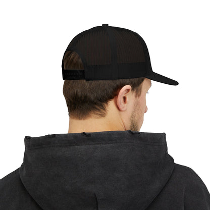 Swasticoin Stylish Embroidered Snapback Trucker Cap - Trendy Hat for Outdoors, Casual Wear, Gift for Him or Her, Adjustable, Unique Design