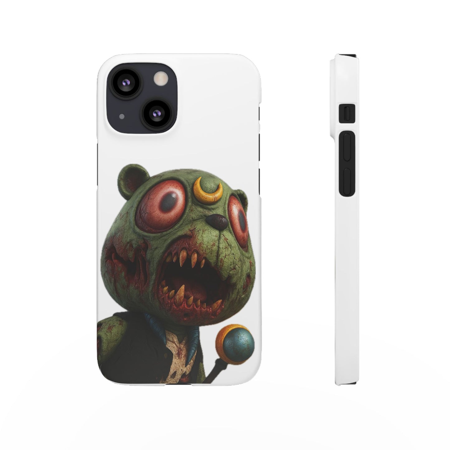 4NBT Zombie Bear Phone Case, Horror Snap Case, Cute but Spooky Accessory, Gift for Halloween, Unique Phone Cover