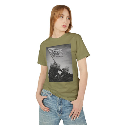 TROLL Funny Meme Heavyweight Tee, Casual Graphic T-Shirt, Unisex Humor Apparel, Perfect Gift for Friends, Streetwear Fashion