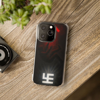 Swasticoin Dynamic Magnetic Phone Case, Unique Design, Rugged Protection, Smartphone Accessories, Personalized Gifts, Tech Enthusiasts