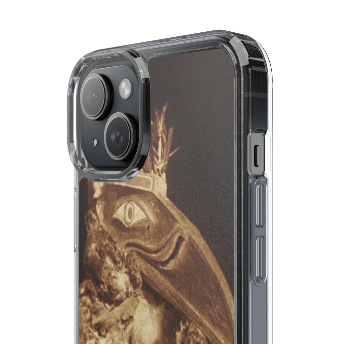 Yei Vintage Bird Design Clear Phone Case, Artistic Phone Accessories, Unique Gift for Nature Lovers, Eco-Friendly Tech Case, Stylish Protection