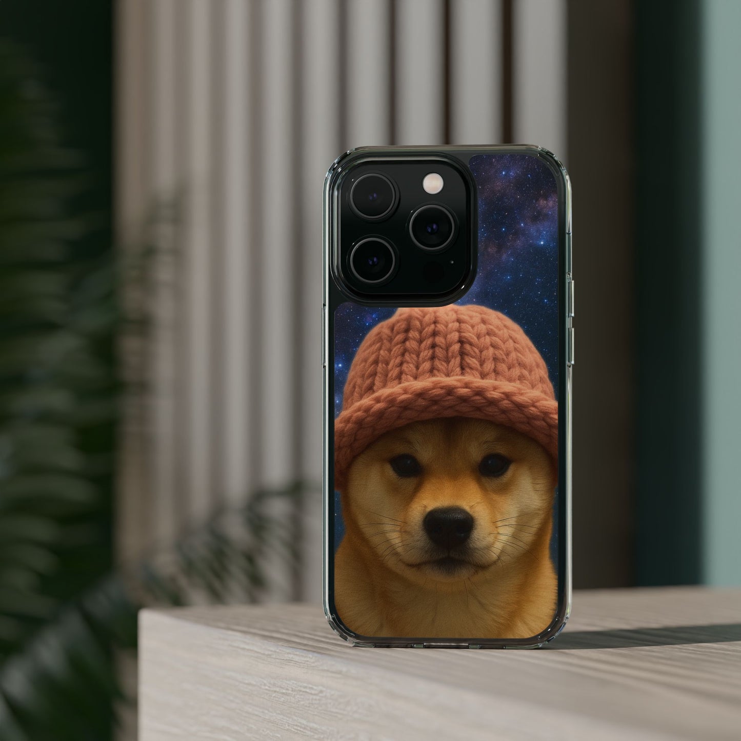 WIF Lovers Clear Phone Case, Cute Phone Cover for Animal Lovers, Pet Gift, Trendy Smartphone Accessory, Unique Dog Case
