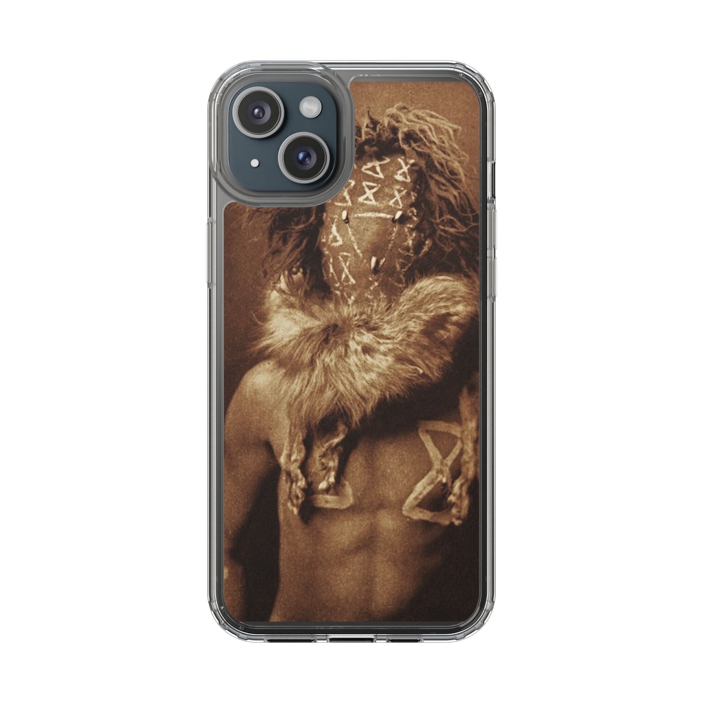 Yei Artistic Clear Phone Case for Unique Expression, Phone Accessories, Nature Lovers, Boho Style, Gift for Him/Her