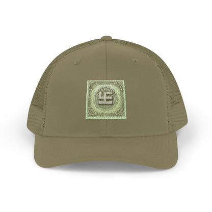 Swasticoin Sparkling Embroidered Snapback Trucker Cap, Stylish Outdoor Hat, Unique Gift for Holidays, Casual Wear, Fashion Accessory