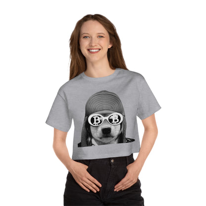 WIF Vintage Graphic Cropped T-Shirt | Fun Casual Tee for Pet Lovers | Cool Summer Fashion, Gift for Animal Lovers, Birthday