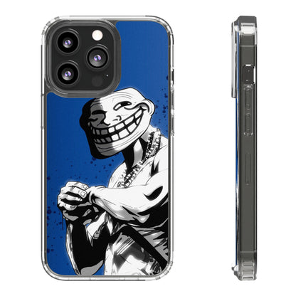 TROLL Clear Cases with Bold Graphic Design, Awesome Phone Accessories, Unique Gifts, Cartoon Phone Covers, Trendy Tech Gear