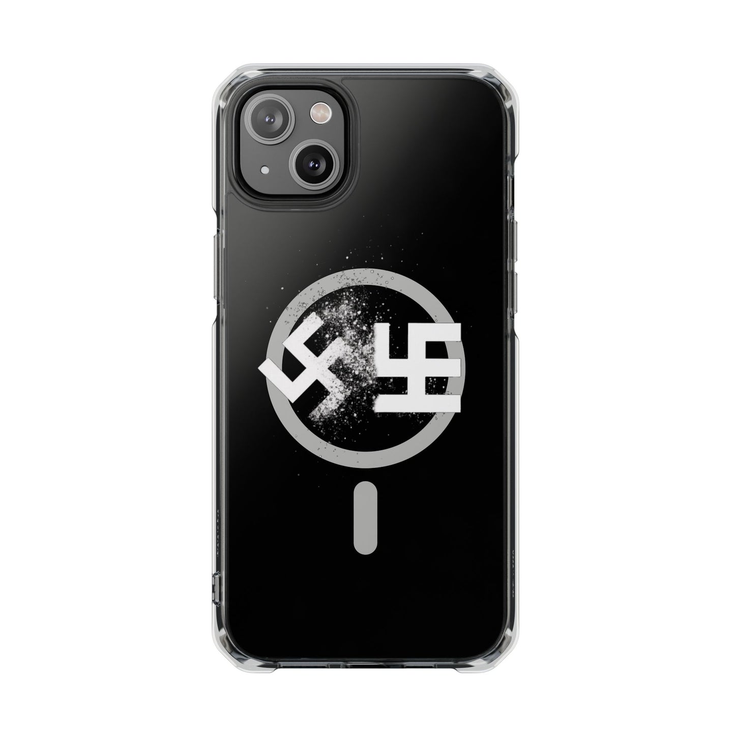 Swasticoin Magnetic Clear Phone Case, Stylish Protective Case for iPhones, Durable and Trendy Phone Cover, Perfect Gift for Tech Lovers, Modern Design
