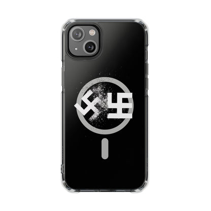 Swasticoin Magnetic Clear Phone Case, Stylish Protective Case for iPhones, Durable and Trendy Phone Cover, Perfect Gift for Tech Lovers, Modern Design