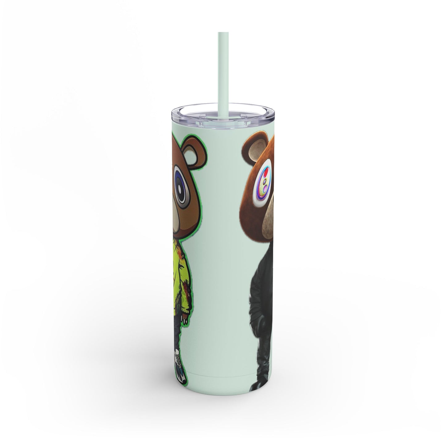 Ye Bear Tumbler, Cute Cartoon Drinkware, Funny Gift for Fans, Perfect for Birthdays & Holidays, 20oz Skinny Cup