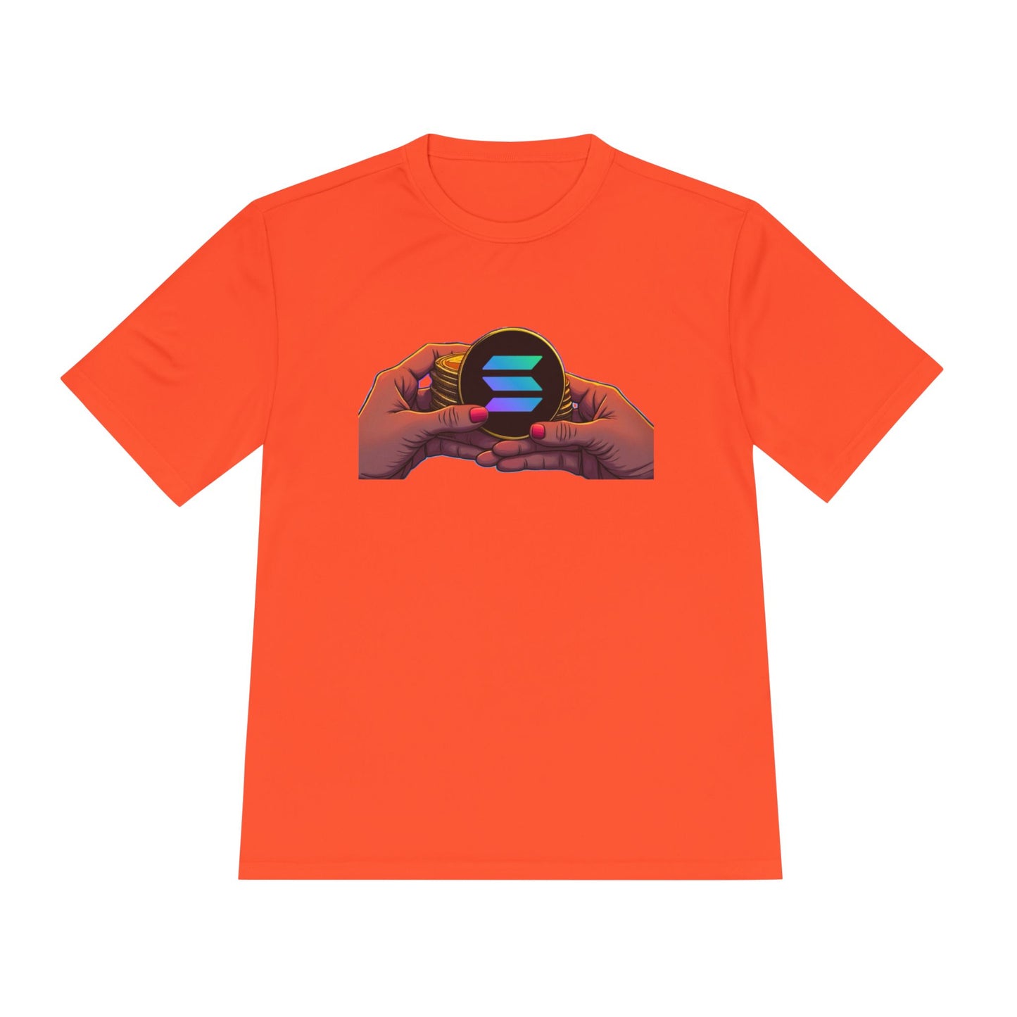 Unisex Moisture Wicking Tee featuring SOLANA & YZY designs, Perfect for Athletes, Casual Wear, Fitness Goals, Everyday Use, Sports Events