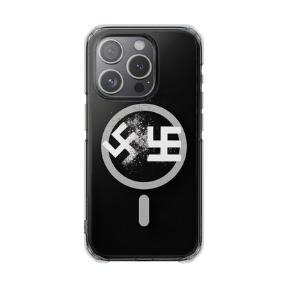 Swasticoin Magnetic Clear Phone Case, Stylish Protective Case for iPhones, Durable and Trendy Phone Cover, Perfect Gift for Tech Lovers, Modern Design